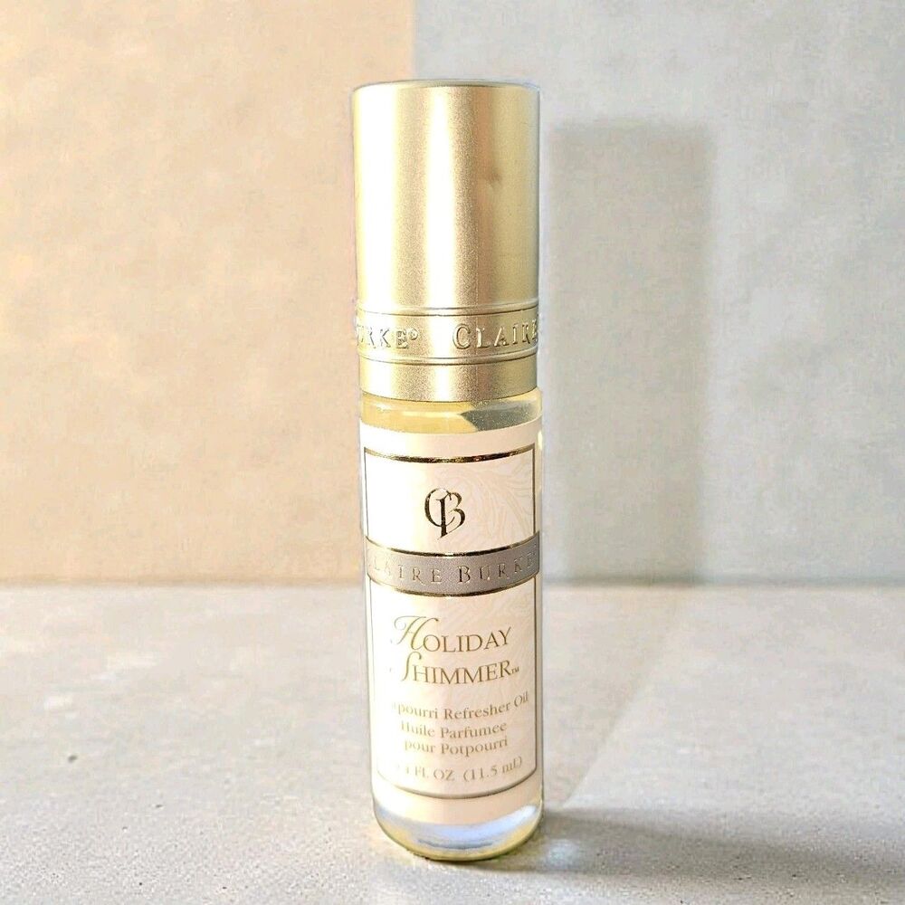 Claire Burke VTG Fragrance Home Potpourri Oil “Holiday Shimmer” .4 fl oz